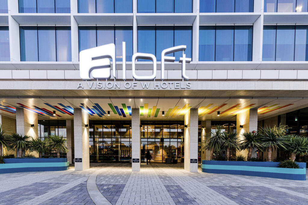 Aloft Perth entrance