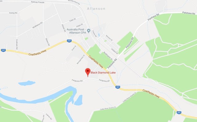 Black Diamond Lake location